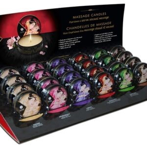 Présentoir Bougies de massage Shunga x24