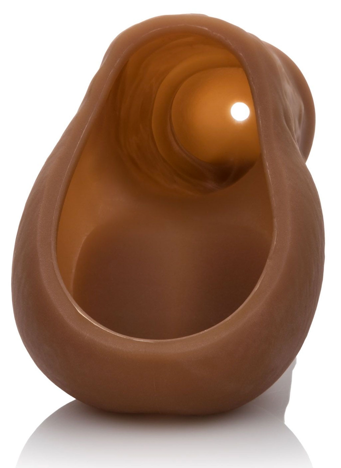 Prothèse Pénis creuse 10 x 3cm Marron – Image 3