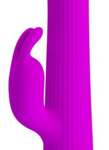 Rabbit à rotation Julian Pretty Love 12 x 2.5 cm Violet