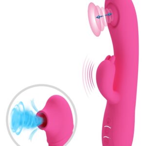 Rabbit à succion Regina Pretty Love 12 x 3.5 cm Rose