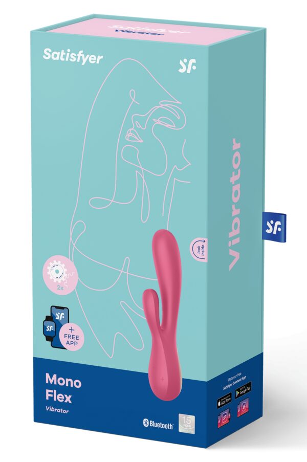 Rabbit connecté Mono Flex Satisfyer Rose – Image 3