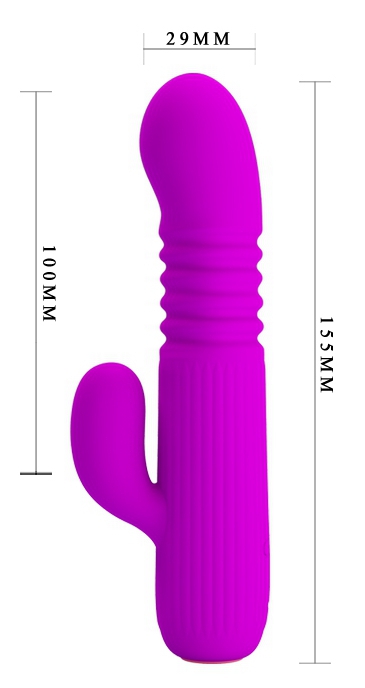 Rabbit LEOPOLD Pretty Love 11 x 3 cm Violet – Image 6