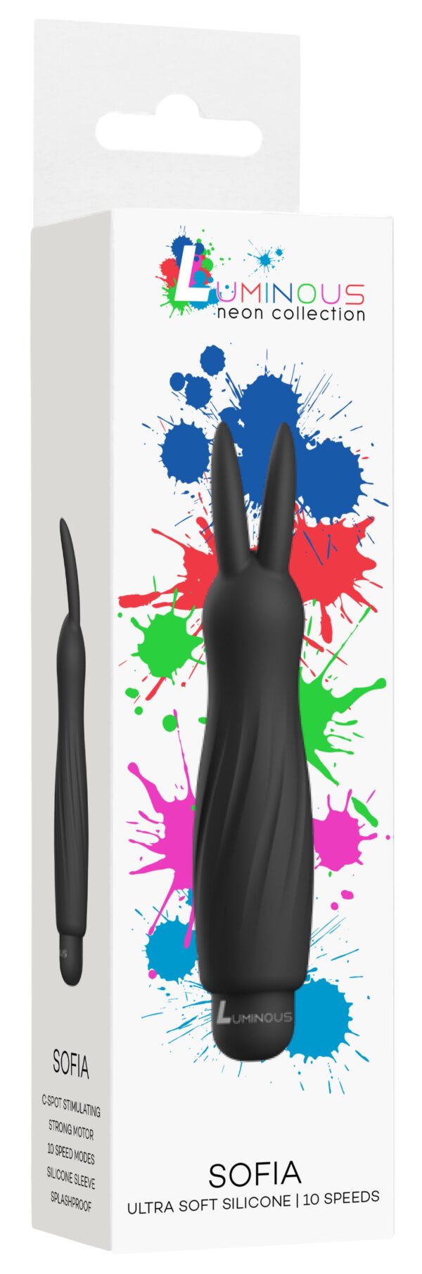 Rabbit Sofia 13cm Noir – Image 2