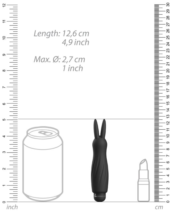 Rabbit Sofia 13cm Noir – Image 5