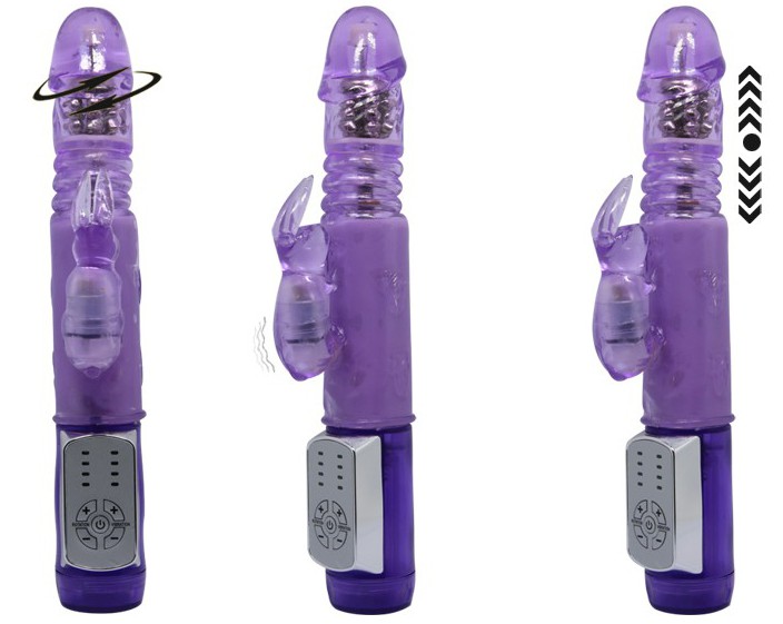 Rabbit Vibrant Mister Up and Down Violet – Image 5
