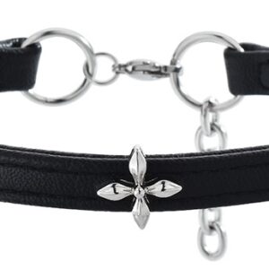 Ras de cou Cross Double Noir