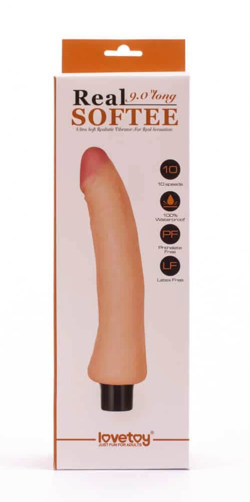 Dildo vibrant Real Softee 18 x 4.5cm – Image 3