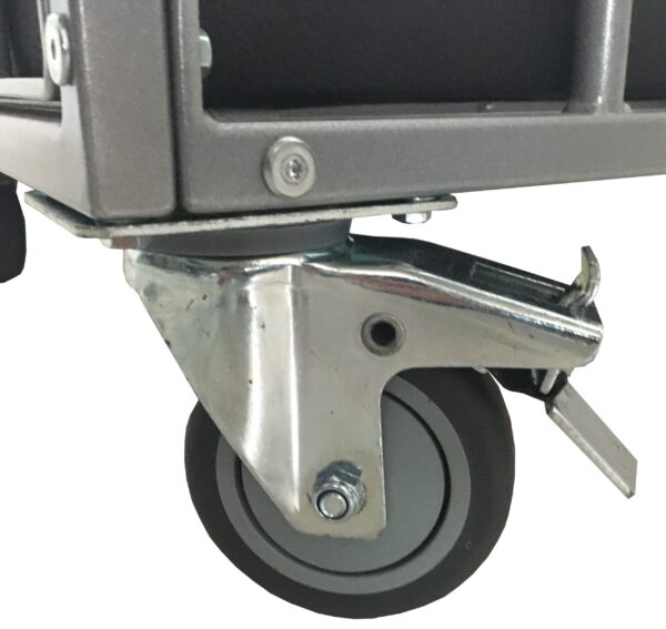 Roulettes avec frein Diamètre 10cm Qualité Pro x4 – Image 3