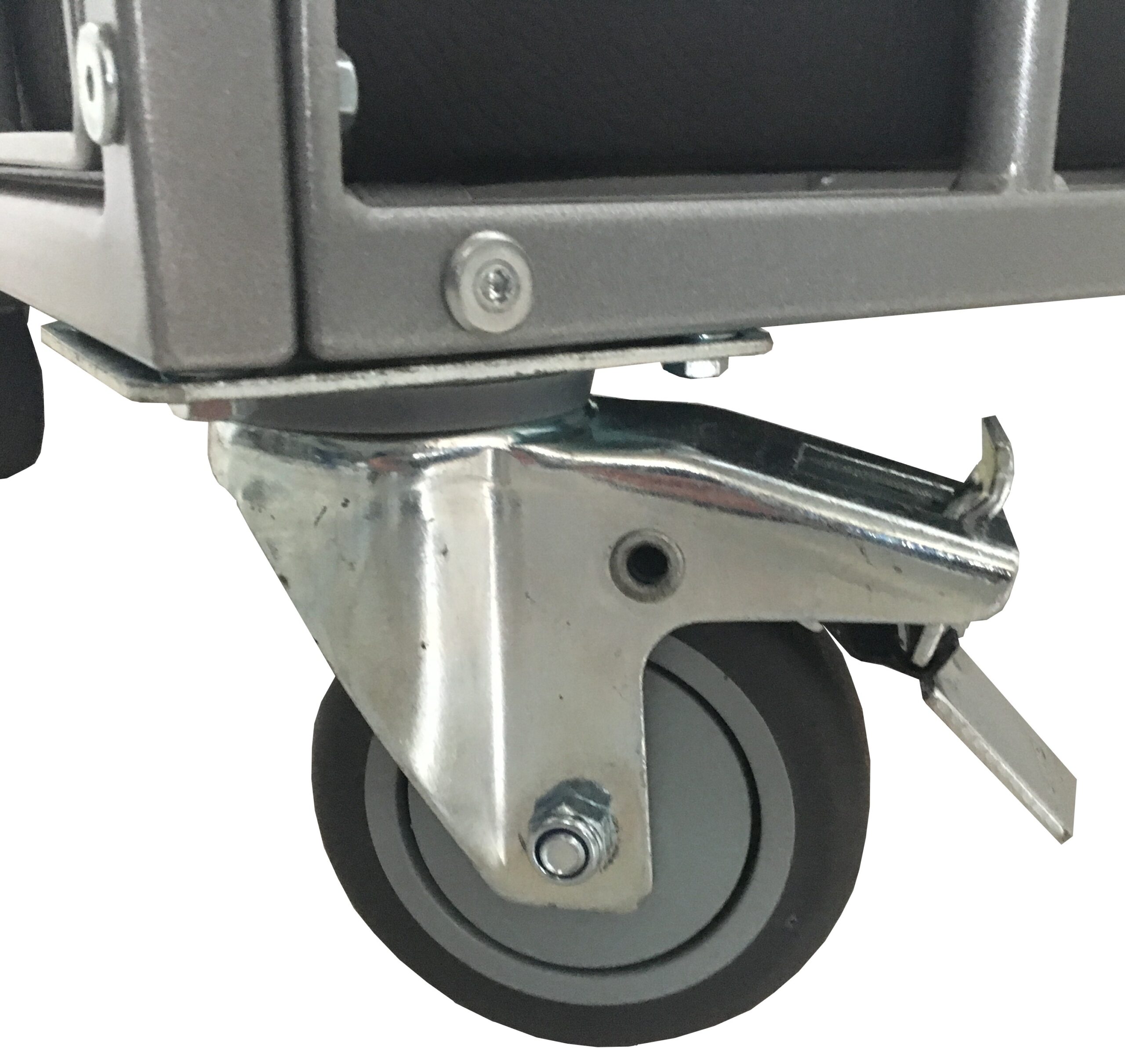 Roulettes avec frein Diamètre 10cm Qualité Pro x4 – Image 3