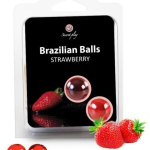 Boules de massage BRAZILIAN BALLS Fraise