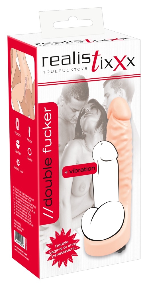 Sextoy vibrant Double Fucker 14 x 4.5cm – Image 2
