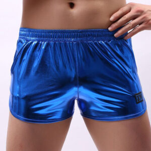 Short brillant Fakiz Bleu