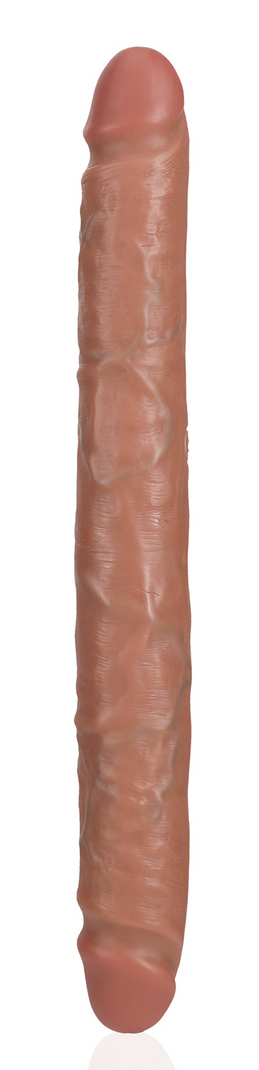 Double Gode Straight Slim 30.5 x 3.5cm Marron – Image 4