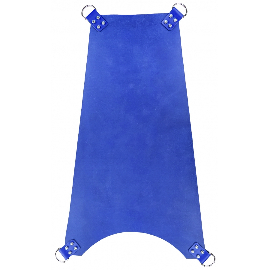 Sling en cuir 4 Points Ajusté Bleu – Image 4