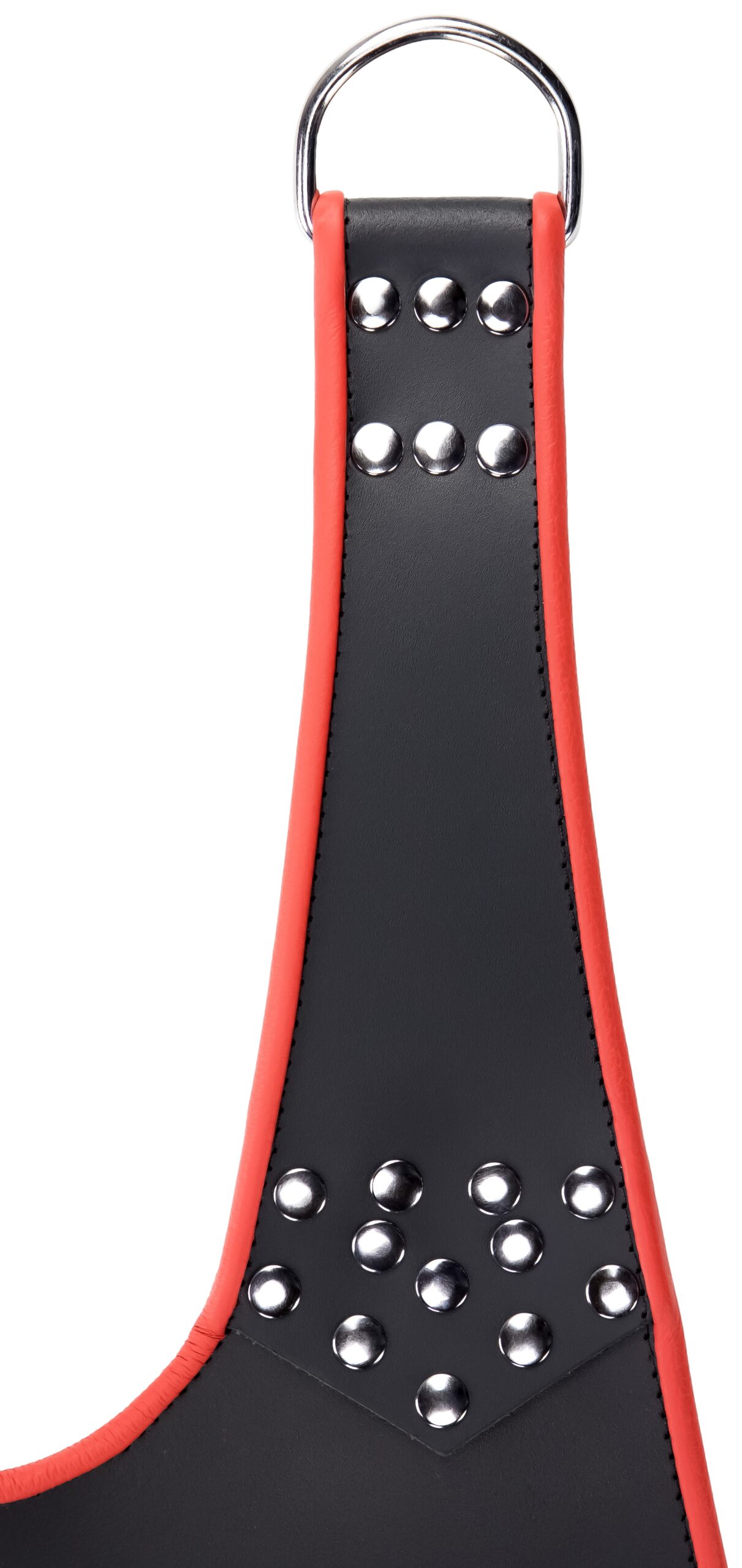 Sling en cuir 5 Points Noir-Rouge – Image 3