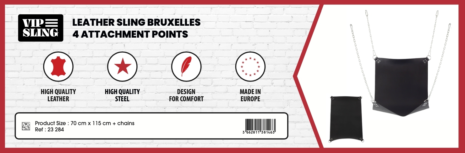 Sling en cuir Bruxelles XL 4 Points – Image 4