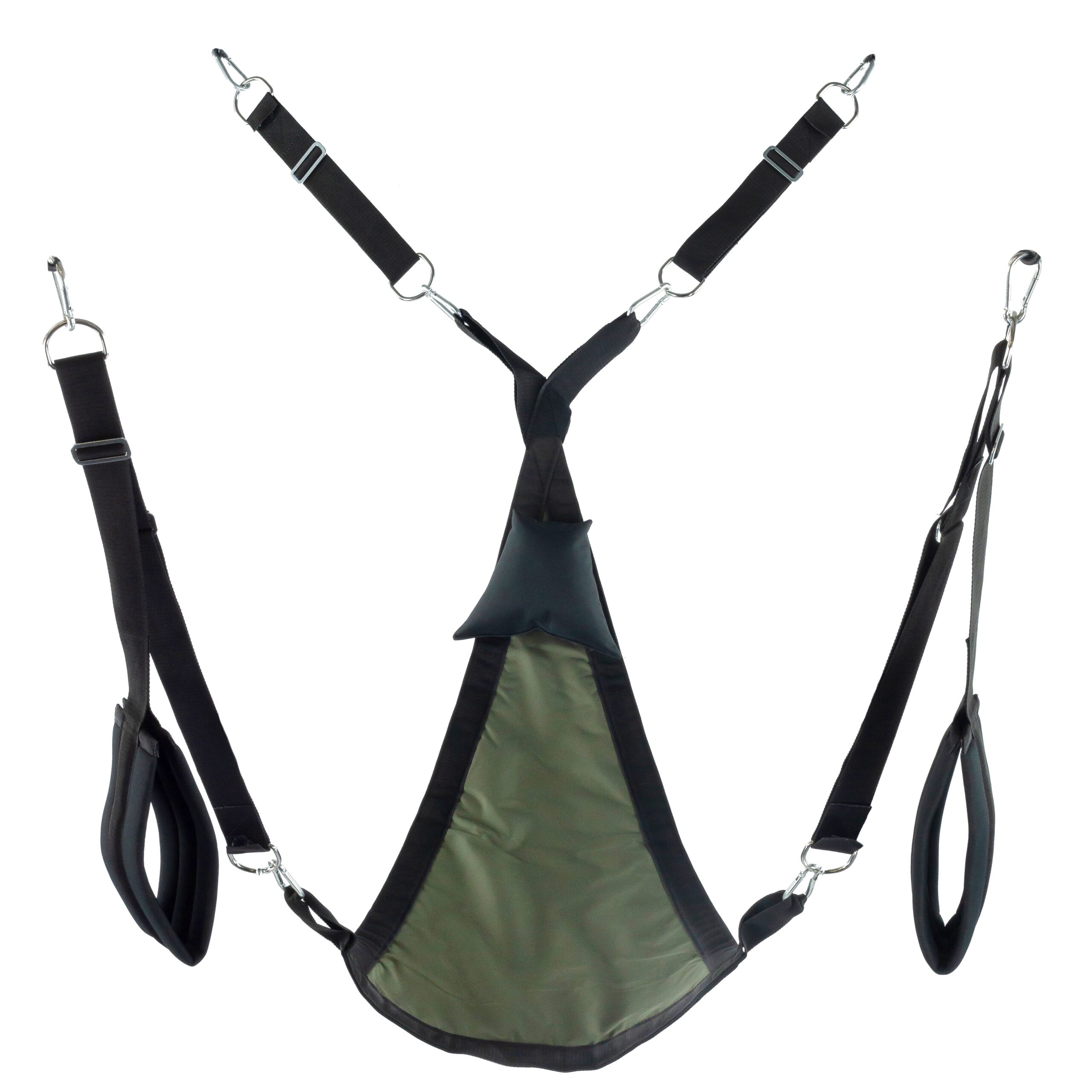 Sling en tissu Triangle - Set complet Kaki – Image 2