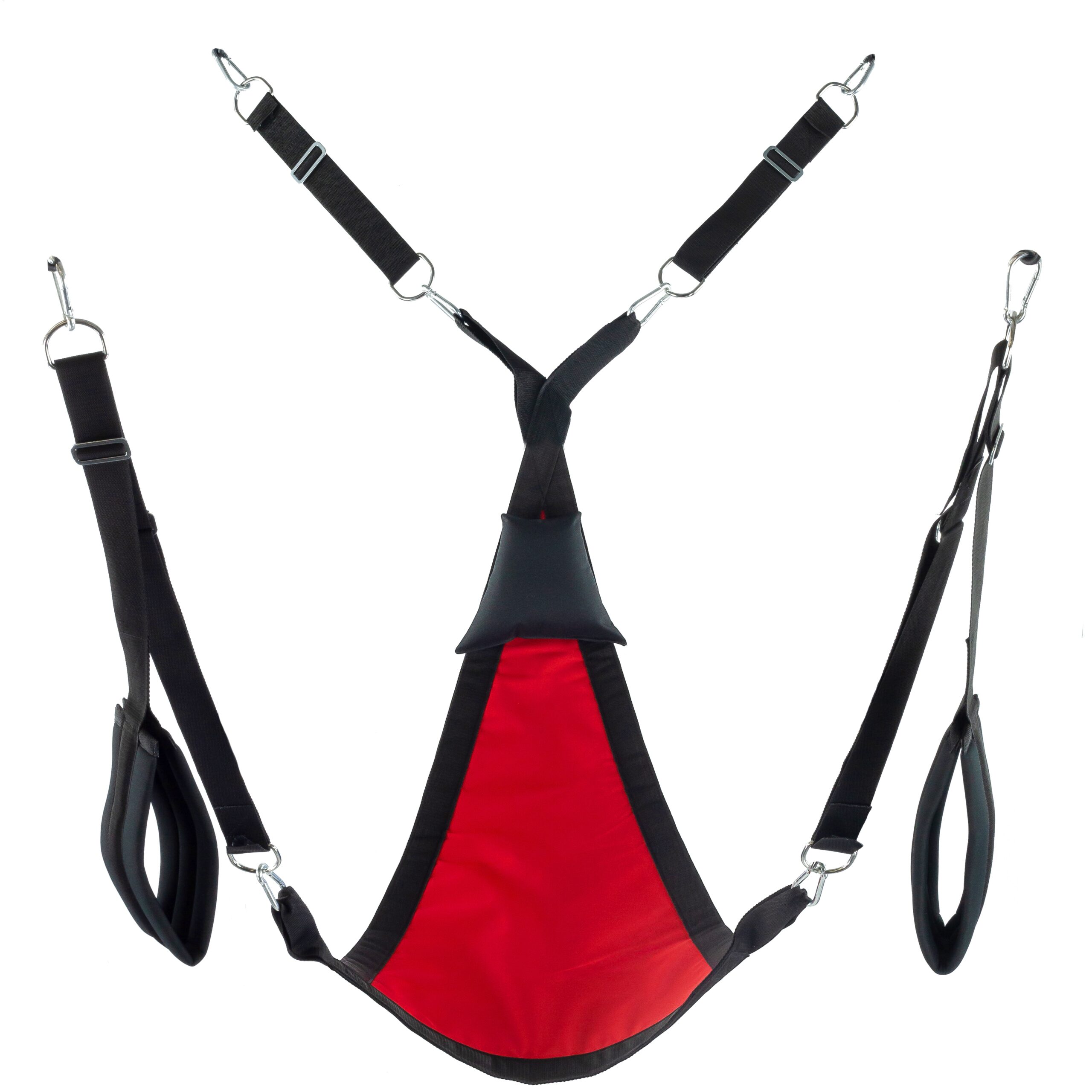 Sling en tissu Triangle - Set complet Rouge – Image 2
