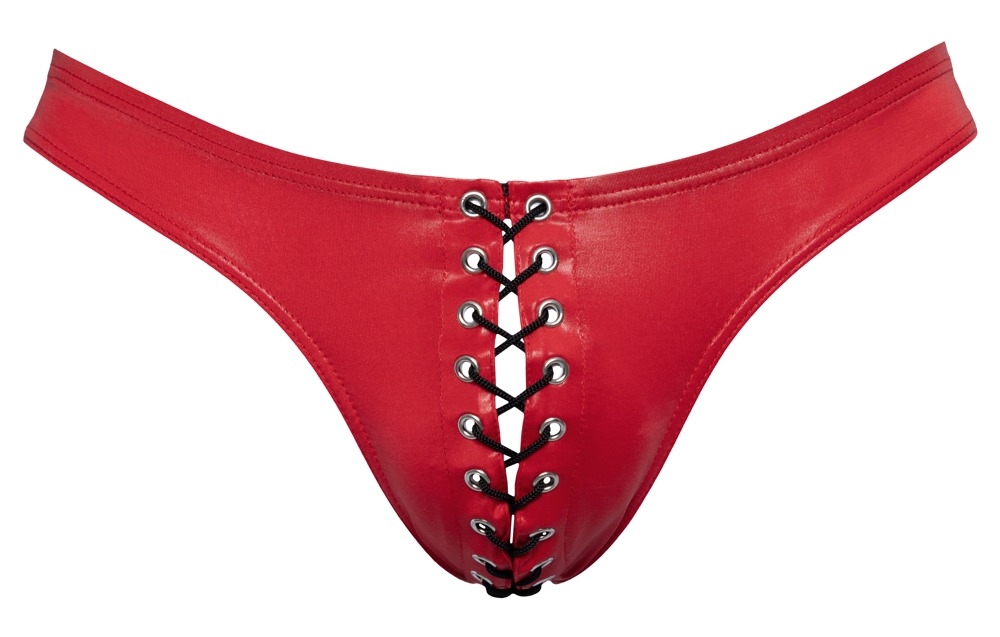 Slip avec cordon Zonio Rouge – Image 4