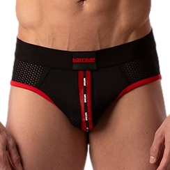 Slip Sicile Noir-Rouge