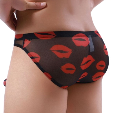 Slip Trompe Kiss Lips Noir – Image 3