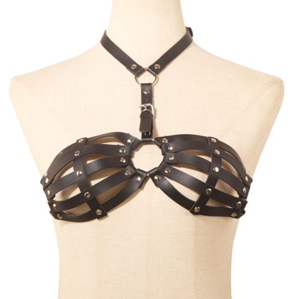 Soutien-gorge Simili Lanya Noir – Image 2