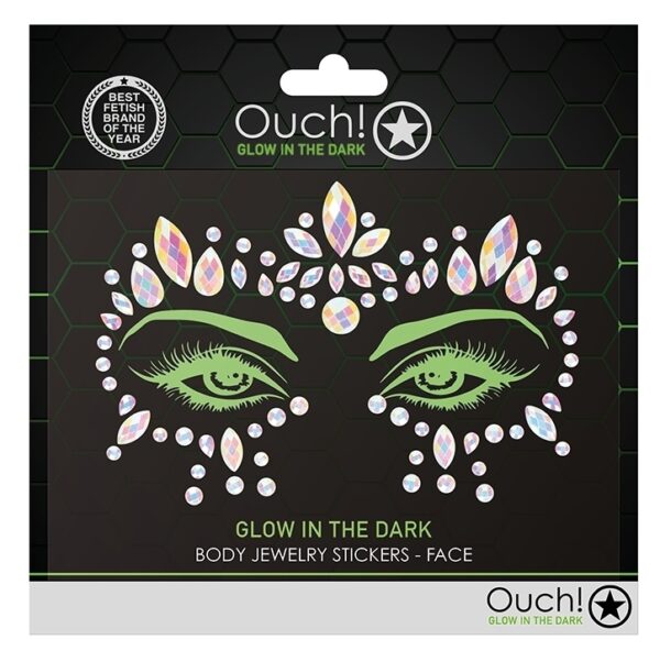 Stickers Strass Contours des Yeux phosphorescents Glow Jewelry – Image 2