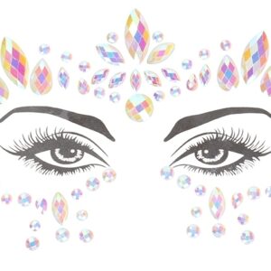 Stickers Strass Contours des Yeux phosphorescents Glow Jewelry