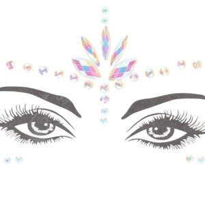 Stickers Strass Visage phosphorescent Glow Jewelry