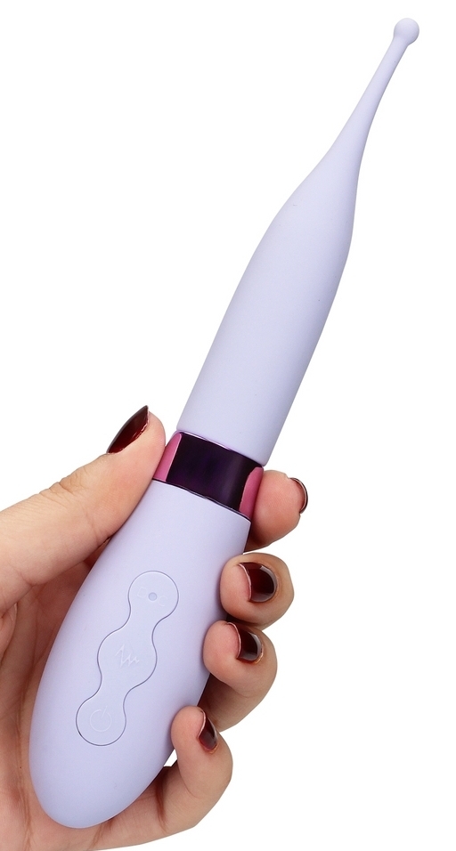 Stimulateur avec pointe vibrante Tip Vibrator 20 cm Violet – Image 9