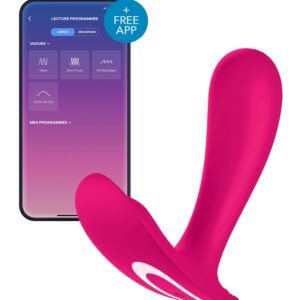Stimulateur connecté Satisfyer Top Secret 9 x 3cm Rose