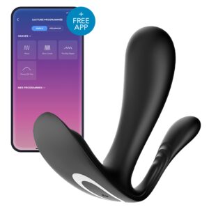 Stimulateur connecté Top Secret+ Satisfyer 9 x 3cm Noir
