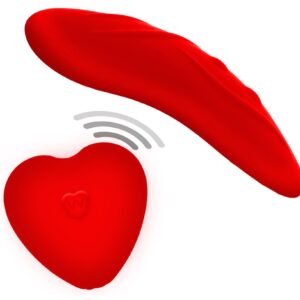 Stimulateur de clitoris avec culotte dentelle Divine Panty Rouge