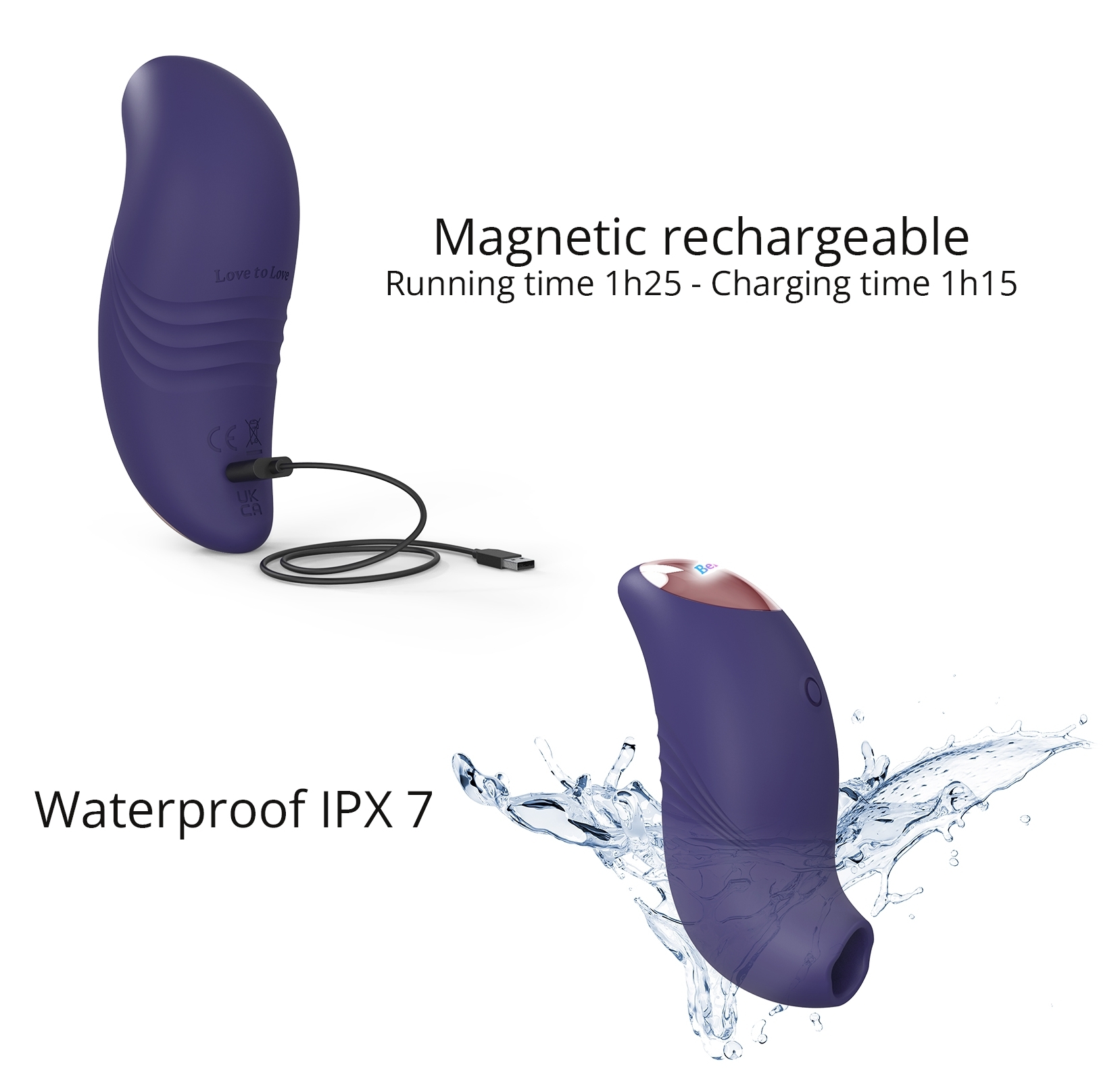 Stimulateur de clitoris Believer Love to Love Indigo – Image 3