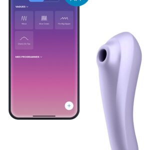 Stimulateur de clitoris connecté DUAL PLEASURE Mauve