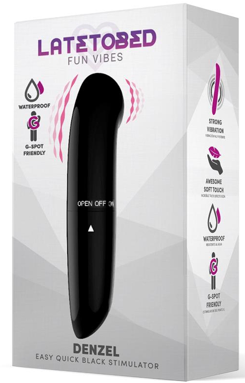 Stimulateur de clitoris Denzel 13 x 2.8cm Noir – Image 2