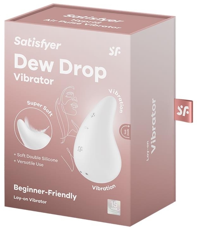 Stimulateur de Clitoris Dew Drop Blanc – Image 2