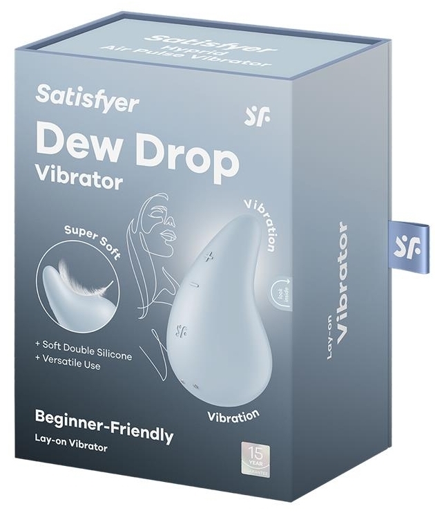 Stimulateur de Clitoris Dew Drop Bleu – Image 2