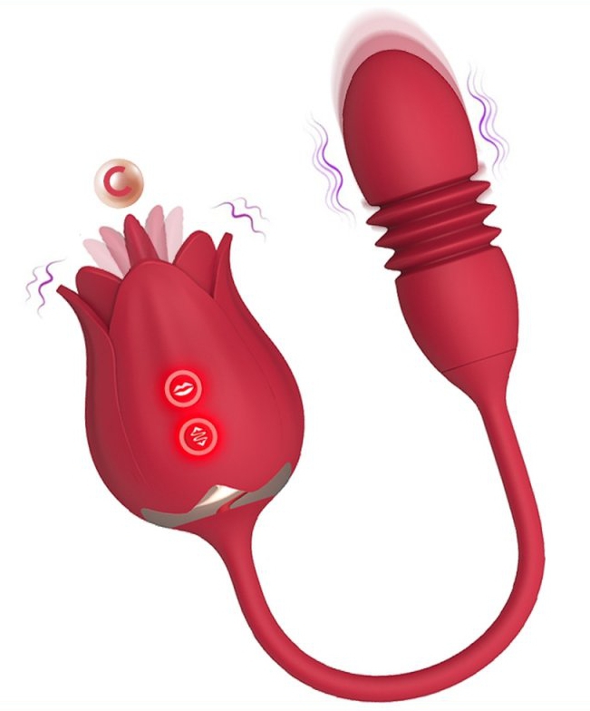 Stimulateur de clitoris et Point G Rose Egg 9 x 3cm – Image 3