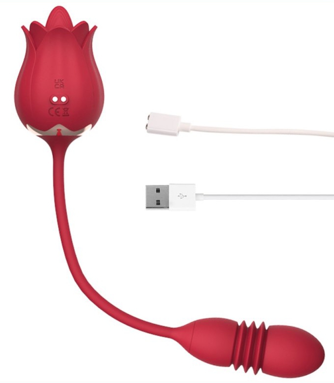 Stimulateur de clitoris et Point G Rose Egg 9 x 3cm – Image 4