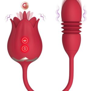 Stimulateur de clitoris et Point G Rose Egg 9 x 3cm