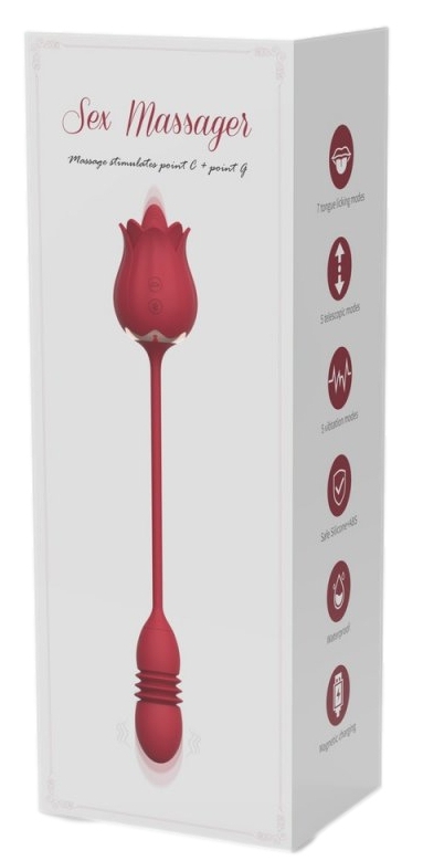 Stimulateur de clitoris et Point G Rose Egg 9 x 3cm – Image 6