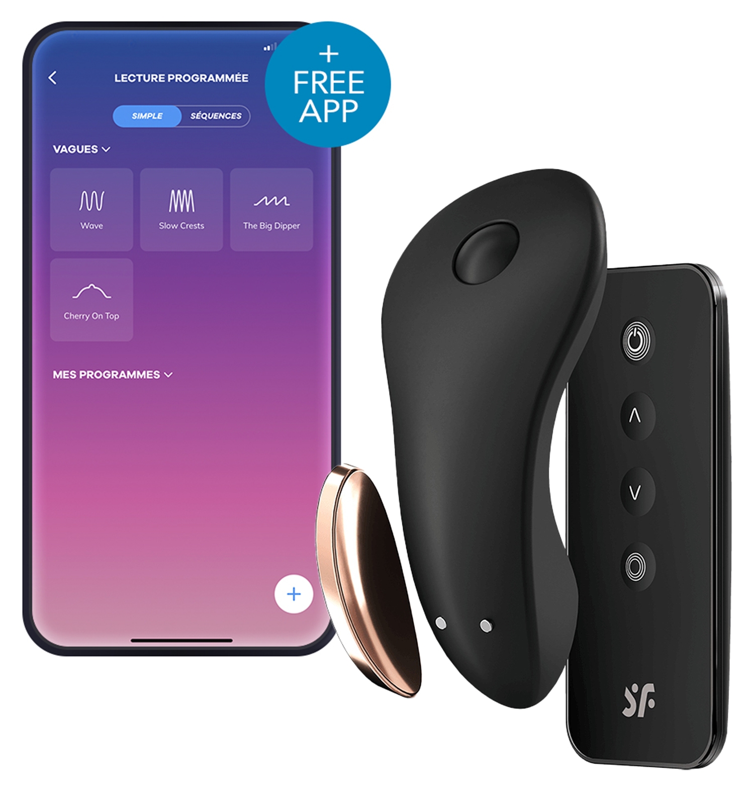 Stimulateur de clitoris LITTLE SECRET - Panty Vibrator Satisfyer