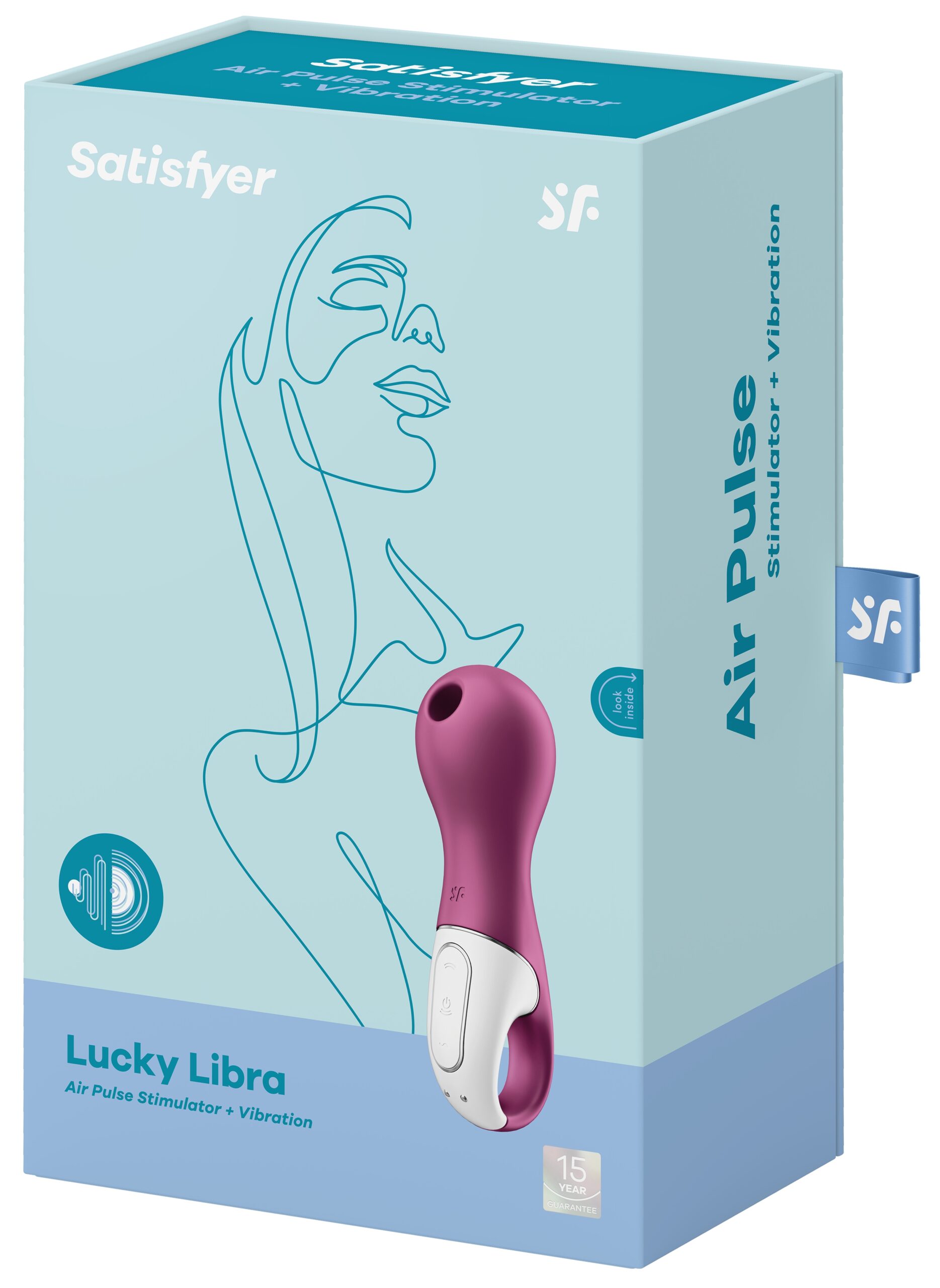 Stimulateur de clitoris Lucky Libra Satisfyer Mauve – Image 2