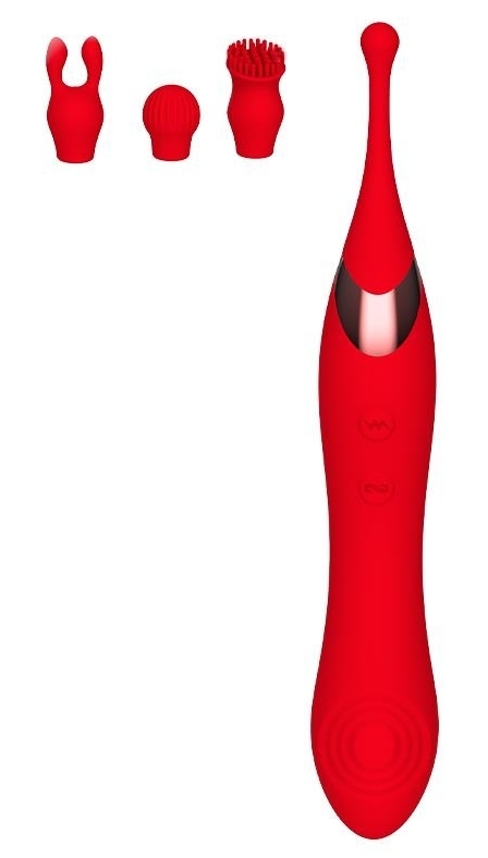 Stimulateur de clitoris Onax Double Pulse Rouge – Image 6