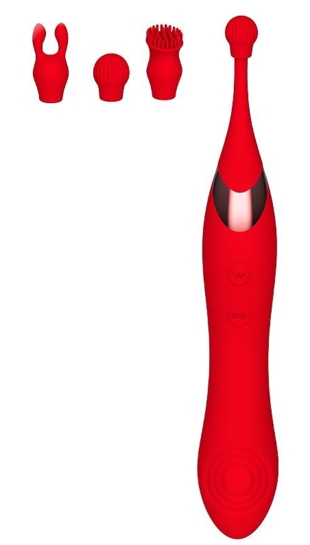 Stimulateur de clitoris Onax Double Pulse Rouge – Image 7