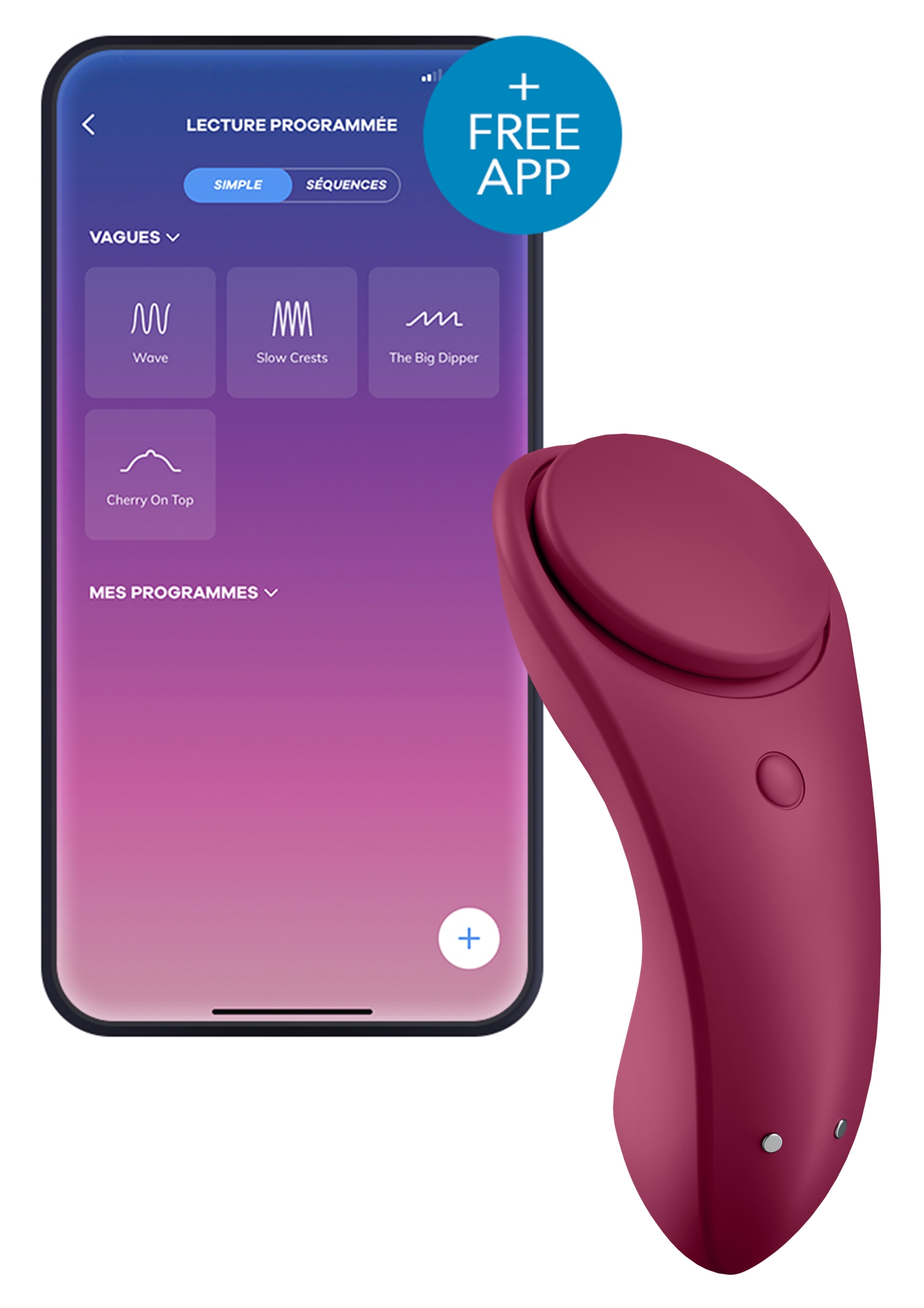 Stimulateur de clitoris Sexy Secret - Panty Vibrator Satisfyer