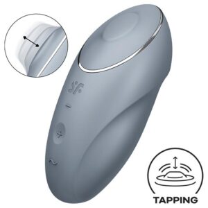 Stimulateur de Clitoris Tap & Climax 1 Gris Clair