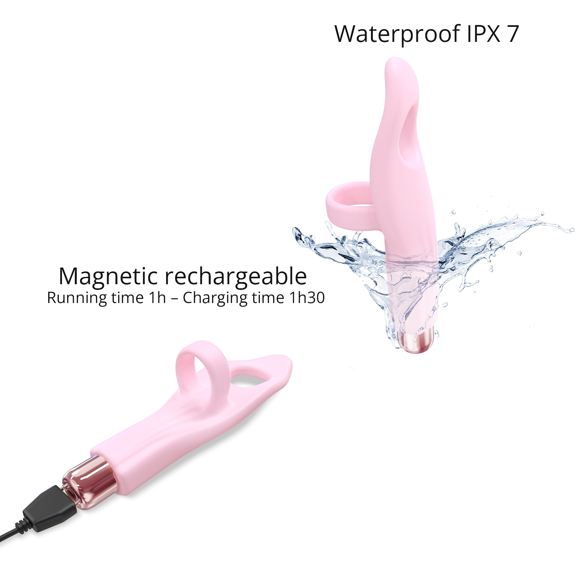 Stimulateur de clitoris Tickle Me Love to Love Rose – Image 3