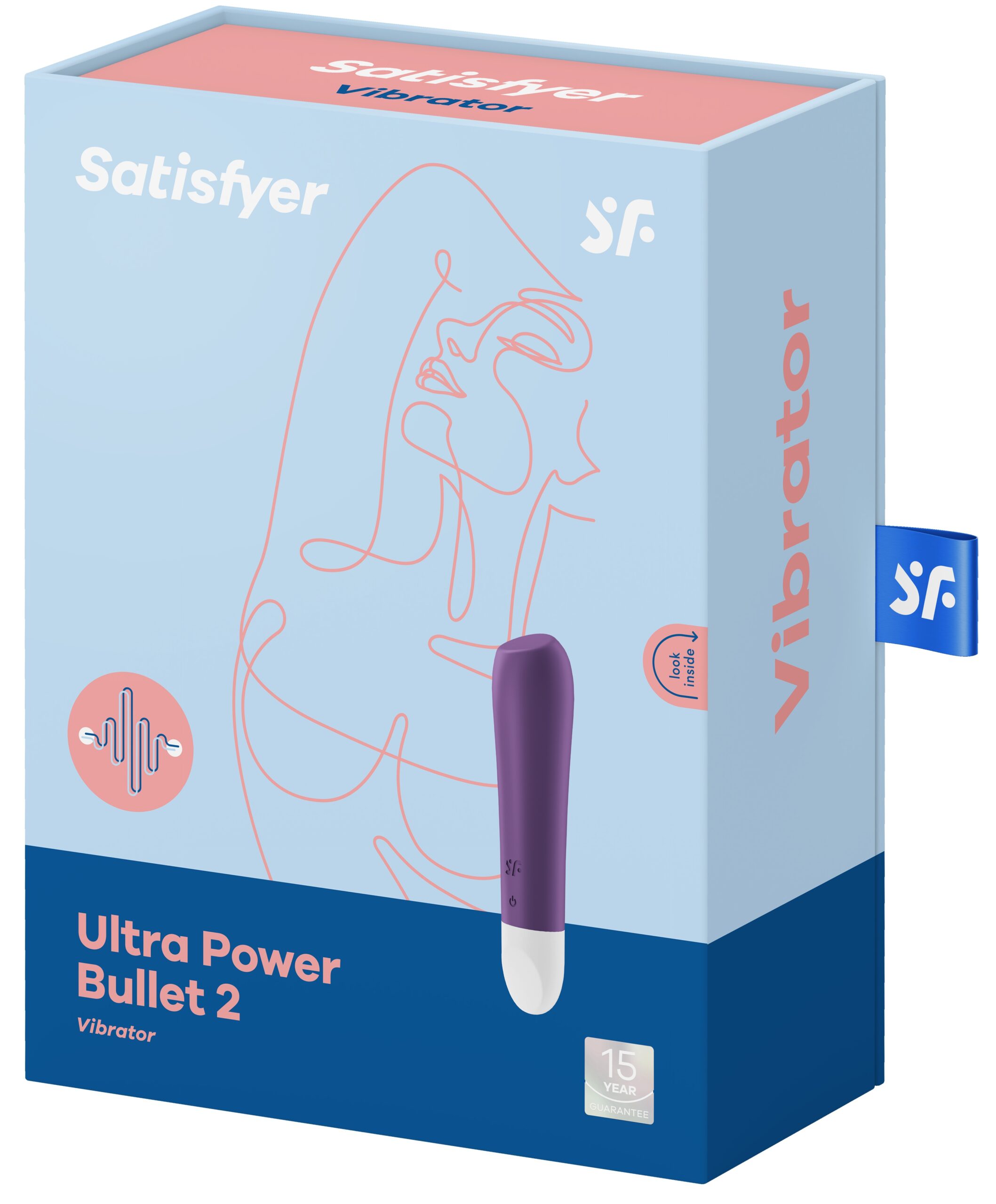 Stimulateur de clitoris Ultra Power Bullet 2 Satisfyer Violet – Image 2